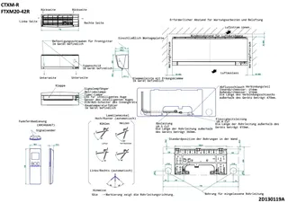 DAIKIN R32 Wandgerät, FTXM_A Typ: 20 Perfera Farbe: weiß inkl. IR-FB – Bild 3