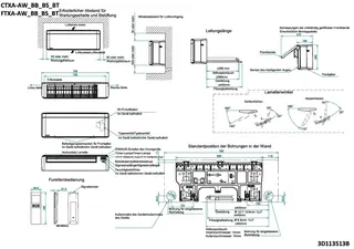 DAIKIN R32 Wandgerät CTXA_CW Typ: 15 Stylish Farbe: Weiß inkl. IR-FB – Bild 3