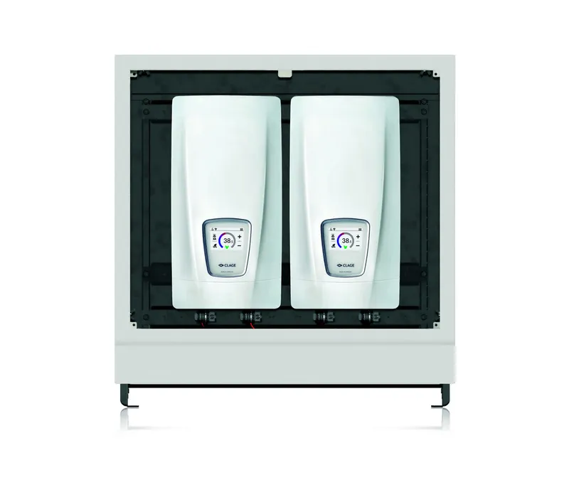 CLAGE DSX Touch Twin Set mit Unterputzschrank