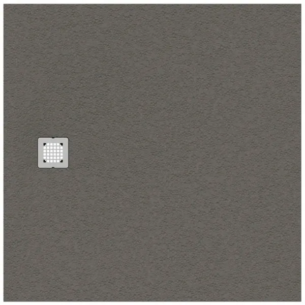 Ideal Standard Quadrat-Brausewanne Ultra Flat S, 1200x1200x30mm, Quarzgrau