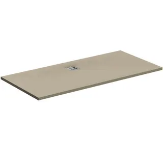 Ideal Standard Rechteck-BRW Ultra Flat S,Abl.mittig, 1700x900x30mm, Sandstein