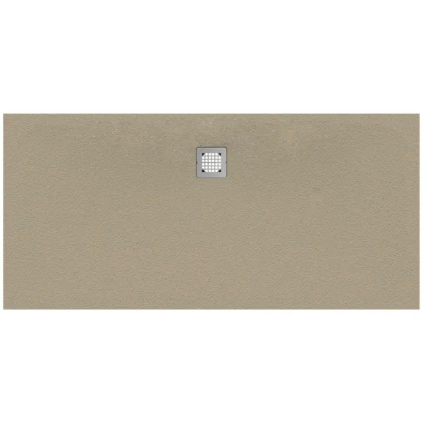 Ideal Standard Rechteck-BRW Ultra Flat S,Abl.mittig, 1700x800x30mm, Sandstein