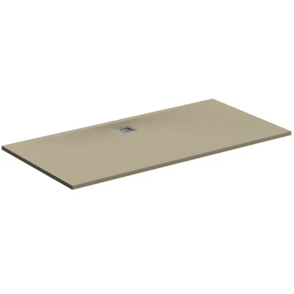 Ideal Standard Rechteck-Brausewanne Ultra Flat S, 2000x1000x30mm, Sandstein