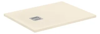 Ideal Standard Rechteck-Brausewanne Ultra Flat S + 900x700mm Abl.25cm Mitte/Seite Sand – Bild 3