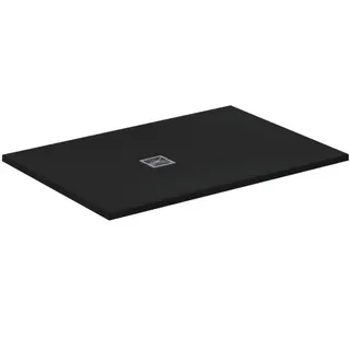 IS Rechteck-Brausewanne Ultra Flat S + 1300x900mm Quarzgrau