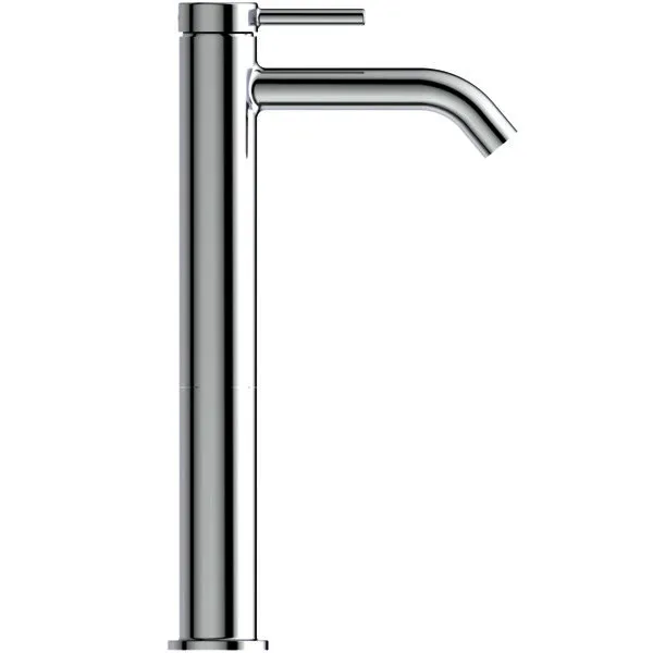 Ideal Standard Waschtisch-Armatur Ceraline Nuovo Ausld.135mm ver.Sockel o.Ablgarn. BlueStart Chrom