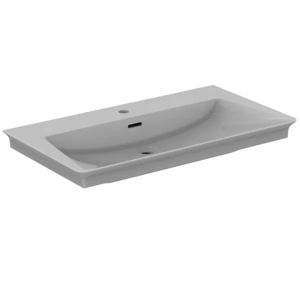 Ideal Standard Möbelwaschtisch La Dolce Vita 860 mm 1 Hahnloch mit Überlauf Weiß