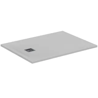 IS Rechteck-Brausewanne Ultra Flat S + 1200x900mm Abl.25cm Mitte/Seite Weiß
