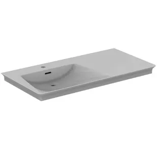 Ideal Standard Möbelwaschtisch La Dolce Vita 1060 mm 1 Hahnloch m.Überlauf Ablage rechts Weiß