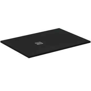 IS Rechteck-Brausewanne Ultra Flat S + 1400x1000mm Quarzgrau