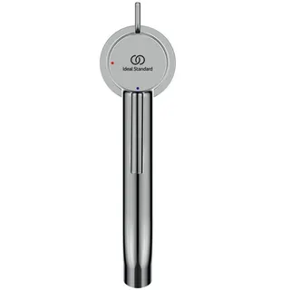 Ideal Standard Waschtisch-Armatur Ceraline Nuovo Ausld.135mm ver.Sockel m.Ablgarn. BlueStart Chrom – Bild 3