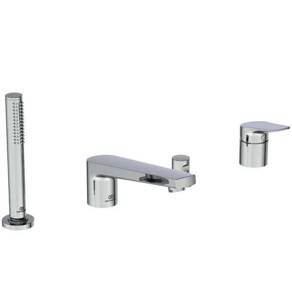 Ideal Standard Badearm. f.Wannenrand La Dolce Vita m.Auslauf m.Handbrause-Set Chrom