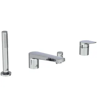 Ideal Standard Badearm. f.Wannenrand La Dolce Vita m.Auslauf m.Handbrause-Set Chrom