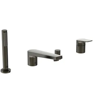 Ideal Standard Badearm. f.Wannenrand La Dolce Vita m.Auslauf m.Handbrause-Set Silver Storm