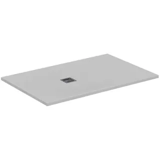 IS Rechteck-Brausewanne Ultra Flat S + 1400x900mm Abl.55cm Mitte/Seite Weiß