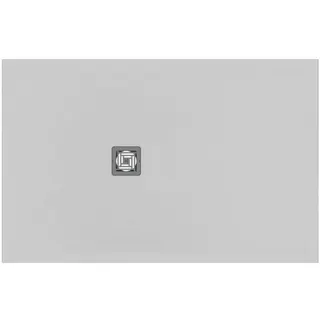 Ideal Standard Rechteck-Brausewanne Ultra Flat S + 1400x900mm Abl.55cm Mitte/Seite Weiß – Bild 2