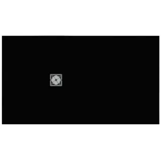 Ideal Standard Rechteck-Brausewanne Ultra Flat S + 1600x900mm Abl.55cm Mitte/Seite Schiefer – Bild 2