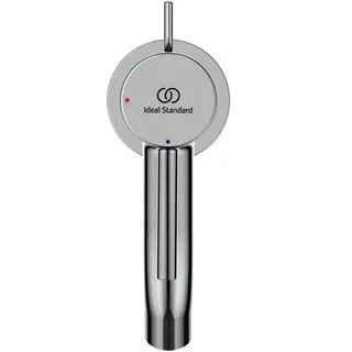 Ideal Standard Waschtisch-Armatur Ceraline Nuovo H65 Ausld.90mm m.Ablgarn. BlueStart Chrom – Bild 2