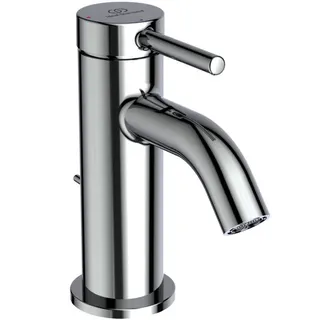 Ideal Standard Waschtisch-Armatur Ceraline Nuovo H65 Ausld.90mm m.Ablgarn. BlueStart Chrom – Bild 3