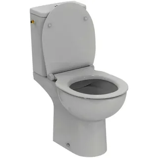 Ideal Standard WC-Paket Eurovit m.Standtiefspül-WC Spülkasten Zulauf oben und WC-Sitz Weiß – Bild 3