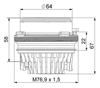 comfort-Messkapsel für Allmess EATs T90 kaltwarm Q3 2,5 smart M – Bild 2