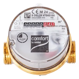 comfort-Eckventilzähler AP T90 kaltwarm Q3 2,5 smart M