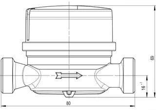 comfort-Eckventilzähler AP T90 kaltwarm Q3 2,5 smart M – Bild 2