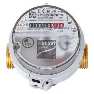 comfort-Eckventilzähler TK T90 kaltwarm Q3 2,5 smart M