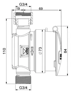 comfort-Zapfhahnzähler TK T90 kaltwarm Q3 2,5 smart M – Bild 2