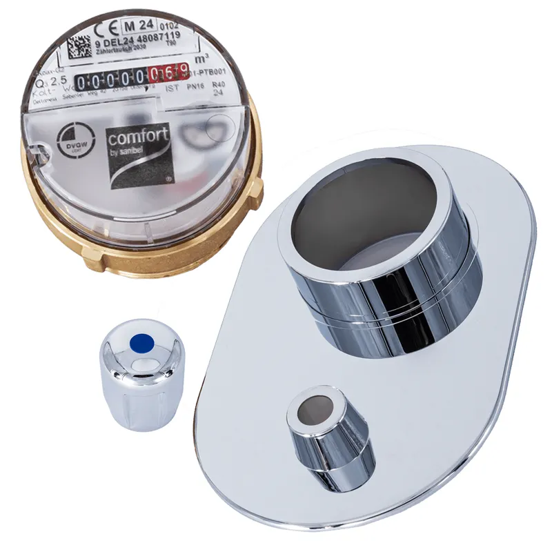 comfort-Kapsel UP f MB Koax G2 T90 kalt warm Q3 2,5 smart M Chromgar Ventilgriff