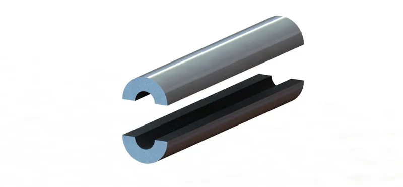 GWK Silver-System Rohr 200% Innenrohr DN 32 11/4" Rohrdämmung
