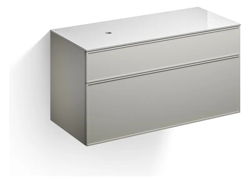Alape Möbelmodul Arkta 6015137 1200x600 Snow/Seidengrau