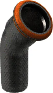 GE Mapress Therm Bogen 45Gr d42 mit Einschubende