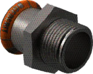 GE Mapress Therm Übergang mit AG d15-R1/2
