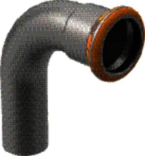 GE Mapress Therm Bogen 90Gr d42 mit Einschubende