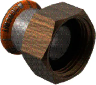 GE Mapress Therm Übergang mit Überwurfmutter d28-G1 1/2