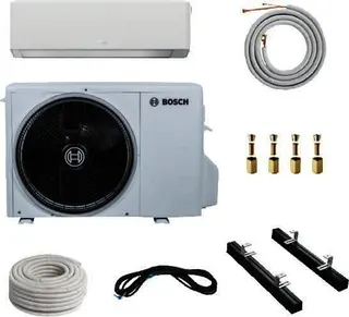 BOSCH Split-Klimapaket BOPA CL701 CL7000i26-Set, Bodenkonsole, Doppelrohr