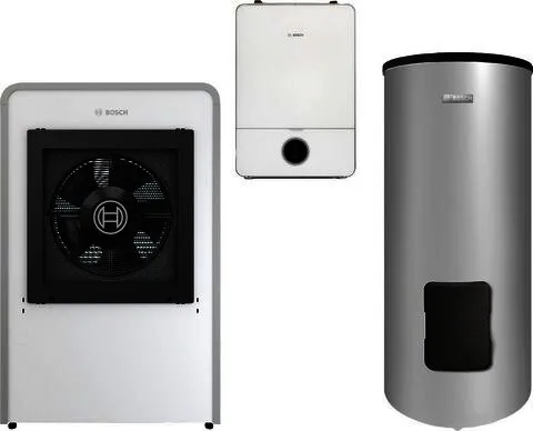 BOSCH Luftwärmepumpen-Paket JUPA CS748 CS7000iAW17IR-T, AWE17, WH370LP1B, CR11H