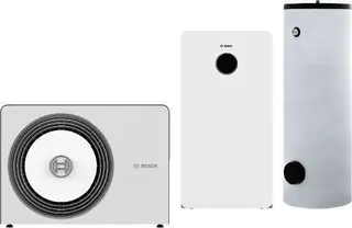 BOSCH Luftwärmepumpen-Paket BOPA CS807 AW 10 OR-T, CS5800iAW 12 MB, HR300