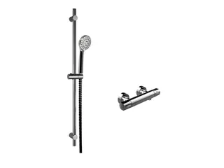 sanibel 1001-QuickSet AP-Brausethermost. DN15, Brauseset 900mm, Handbrause 3S vc