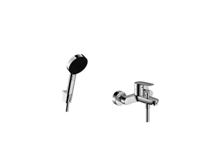 sanibel 3001-QuickSet AP-Wannenarmatur DN15, Brauseset Handbrause 3S, Halter vc