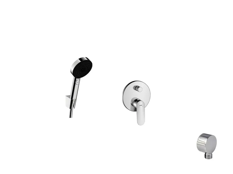 sanibel 3001-QuickSet UP-Wannenarmatur DN15, Brauseset HB 1S, Halter, WAB vc