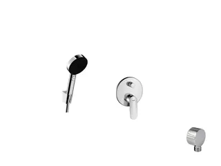 sanibel 3001-QuickSet UP-Wannenarmatur DN15, Brauseset HB 1S, Halter, WAB vc