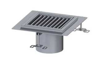 KESSEL-Aufsatzstück Ferrofix Klebefl. H:15mm, 300x300mm, Steg, L 15