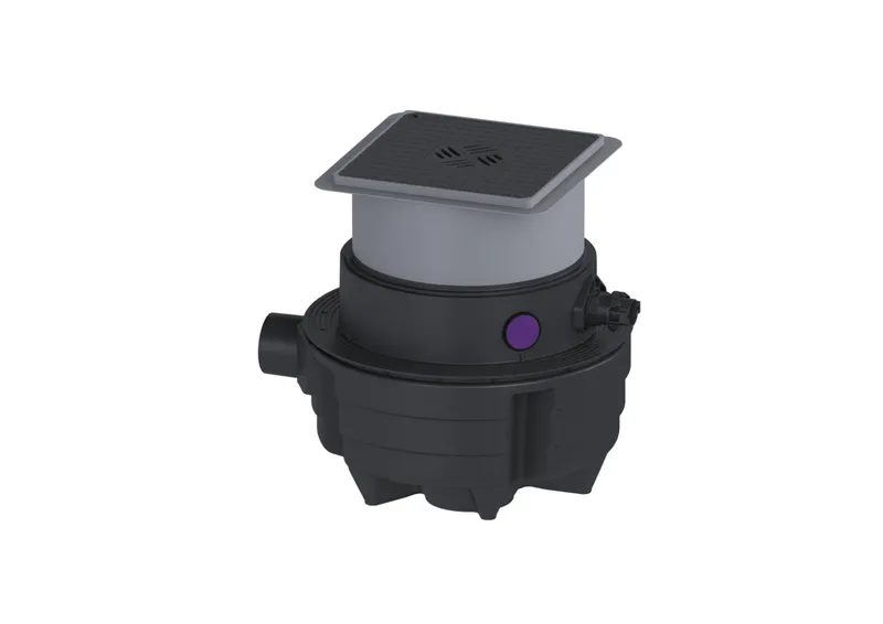 KESSEL-Rohbaukit für Aqualift F Compact schwarz Abdeckung