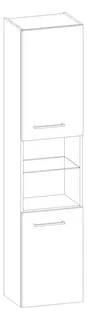 HB Hochschrank Beimöbel + Extras HS040JAD1S 1750x400x400mm – Bild 2