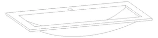 HB Waschtisch Komfort Future 2 GW100BAAMX 12x1000x540mm – Bild 2