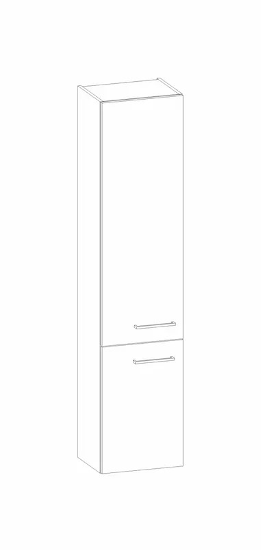 HB Hochschrank Beimöbel + Extras HS030JAA1S 1750x300x400mm
