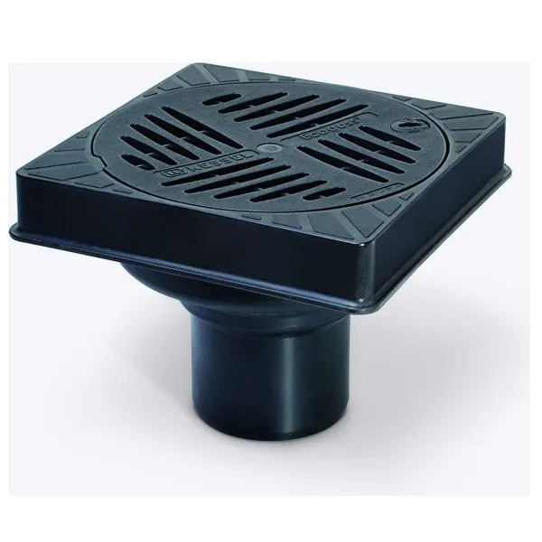 Kessel Hofablauf Ecoguss DN100 eckig, Lock+Lift