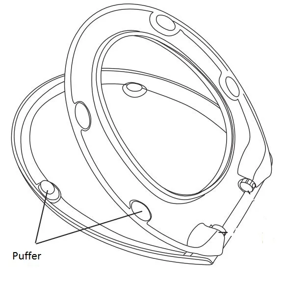 Villeroy & Boch Puffer für WC-Sitz (Aveo)